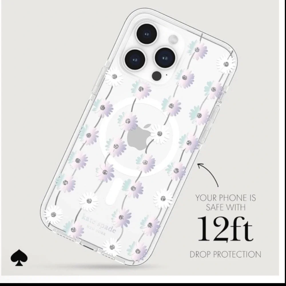 KATE SPADE Protective Hard Shell case iphone‎ 15 pro